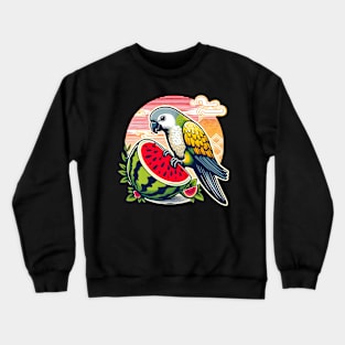 Watermelon parrot Crewneck Sweatshirt